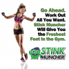 one caucasian woman exercising cardio boxing cross core workout